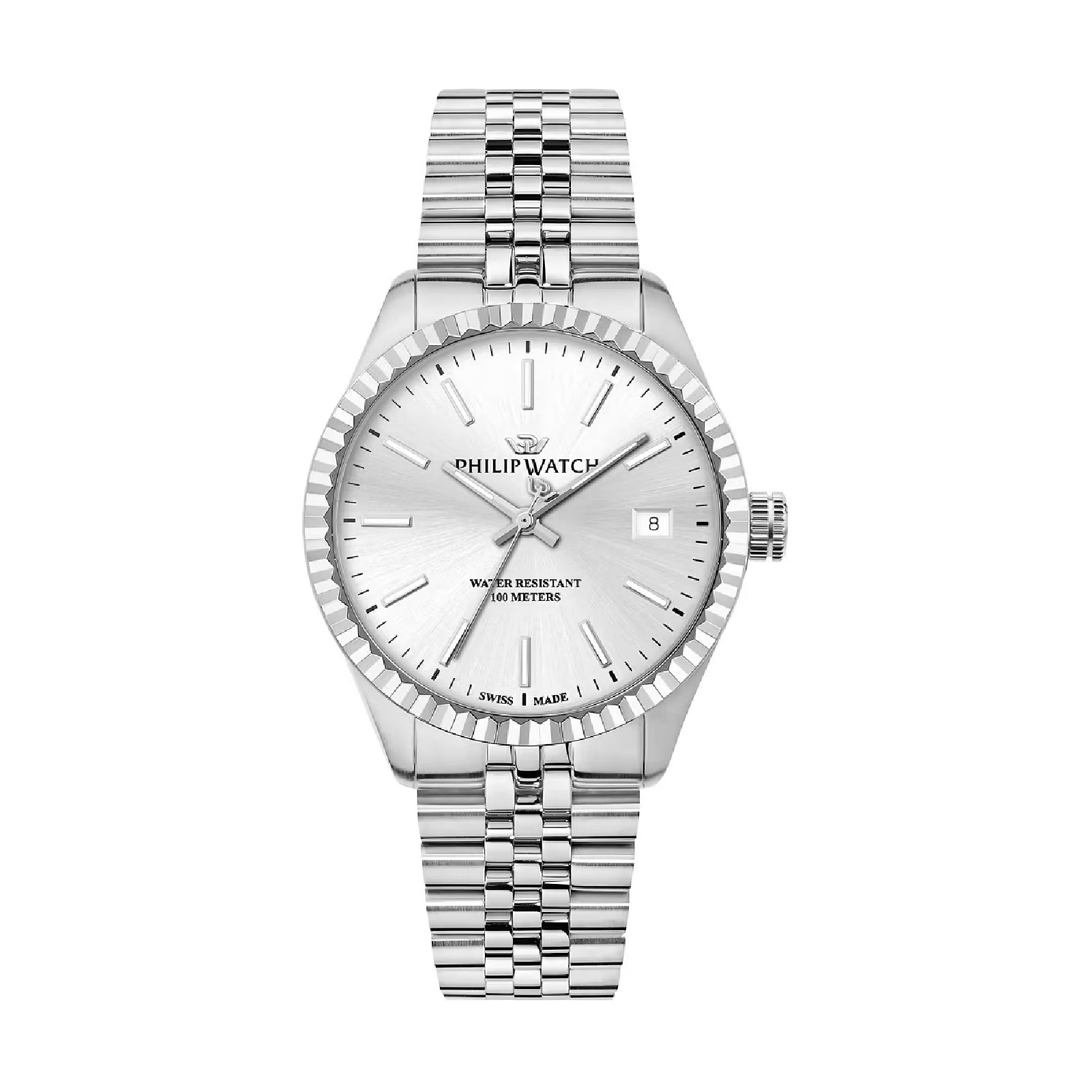 Orologio Philip Watch in acciaio quadrante bianco 39mm MISURA UNICA