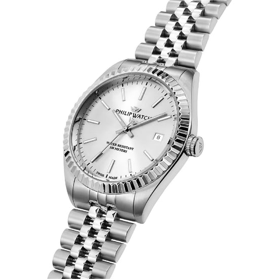Orologio Philip Watch in acciaio quadrante bianco 39mm MISURA UNICA