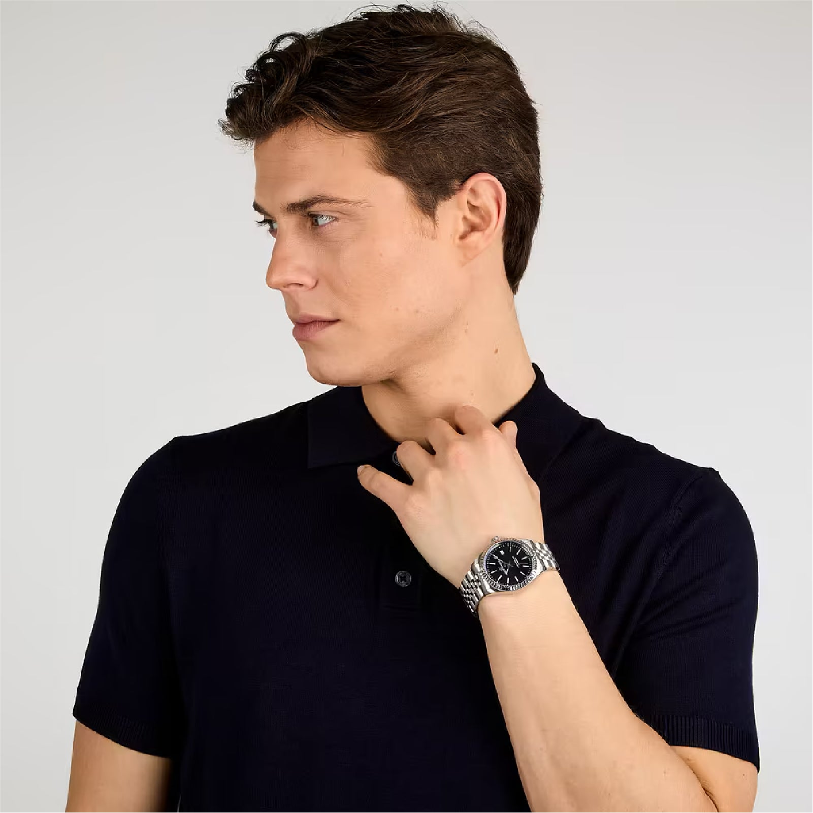 Orologio Philip Watch in acciaio con quadrante nero 39mm MISURA UNICA