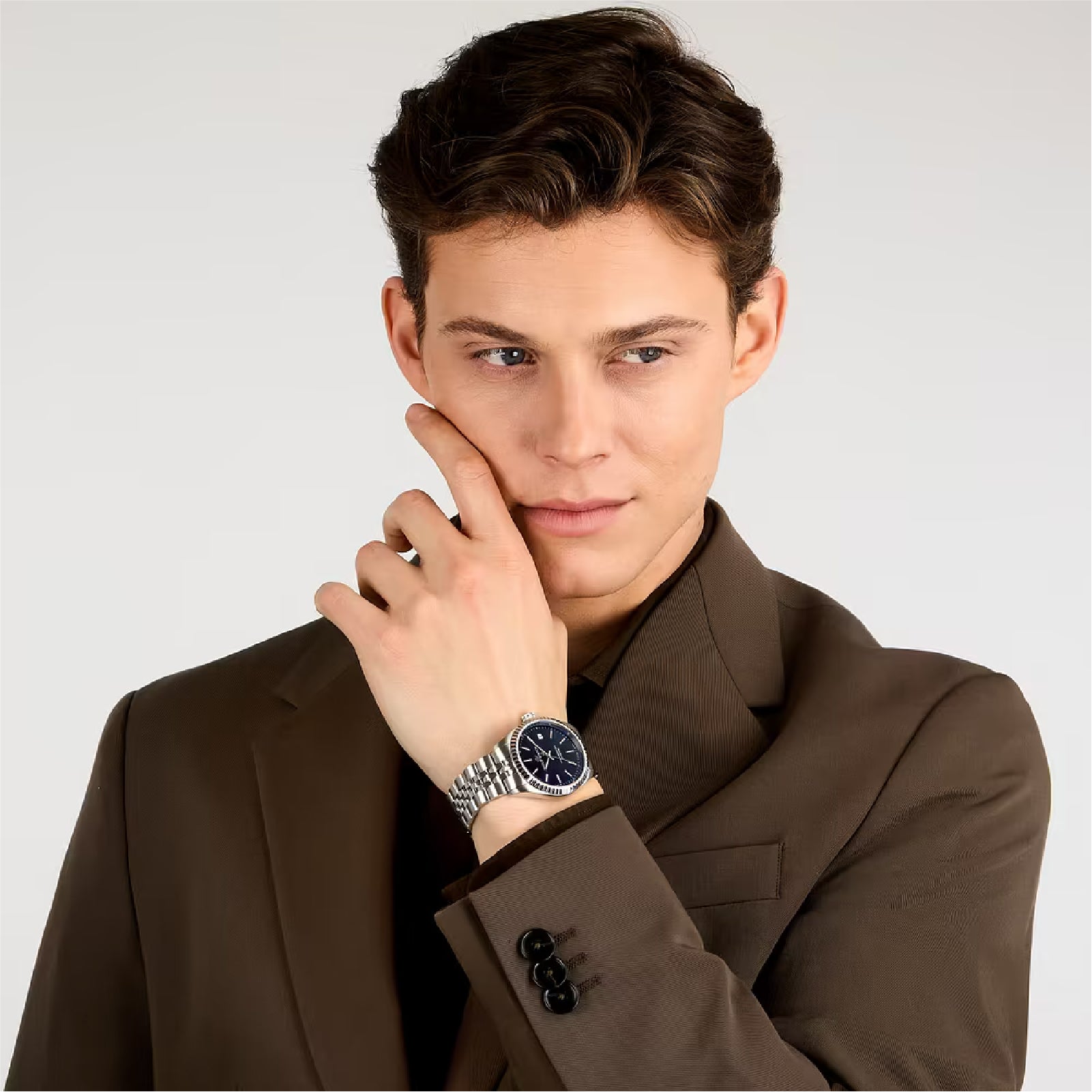 Orologio Philip Watch in acciaio con quadrante blu 39mm MISURA UNICA