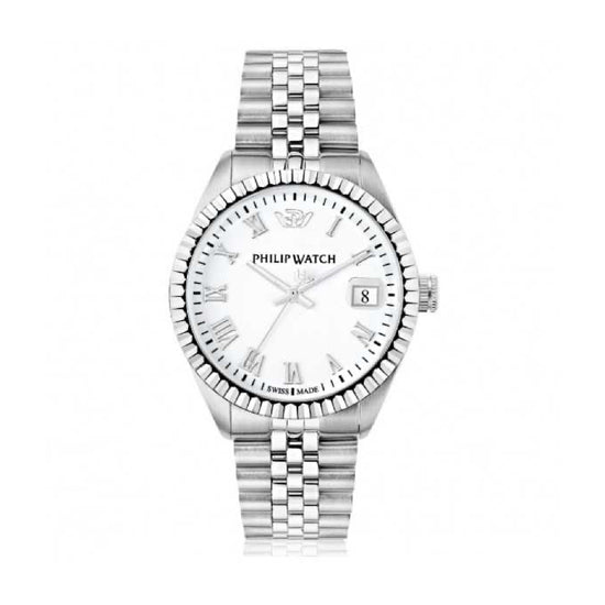 Orologio solo tempo Philip Watch acciaio quadrante bianco MISURA UNICA