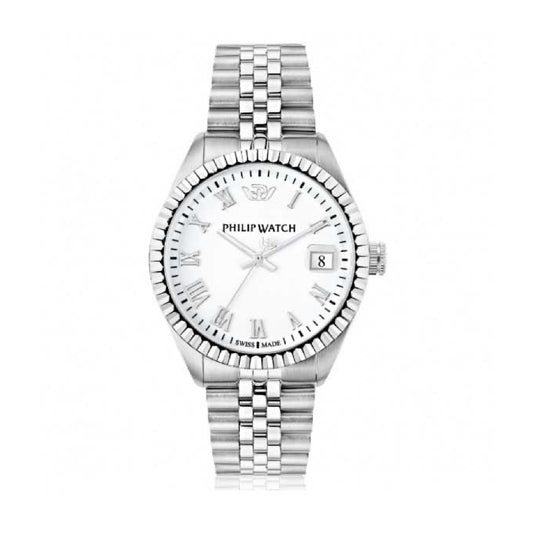 Orologio solo tempo Philip Watch acciaio quadrante bianco MISURA UNICA