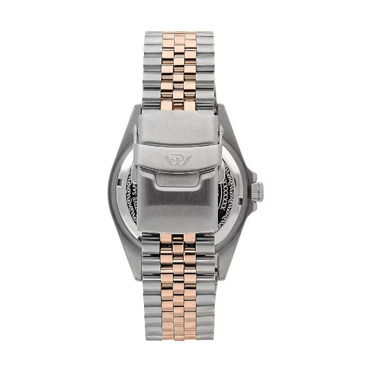 Orologio Philip Watch in acciaio bicolor con quadrante nero MISURA UNICA