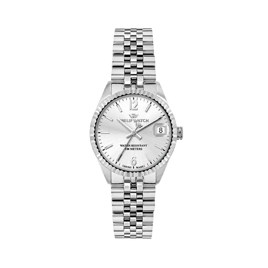 Orologio quarzo Philip Watch in acciaio argento da donna P.R8253597663
