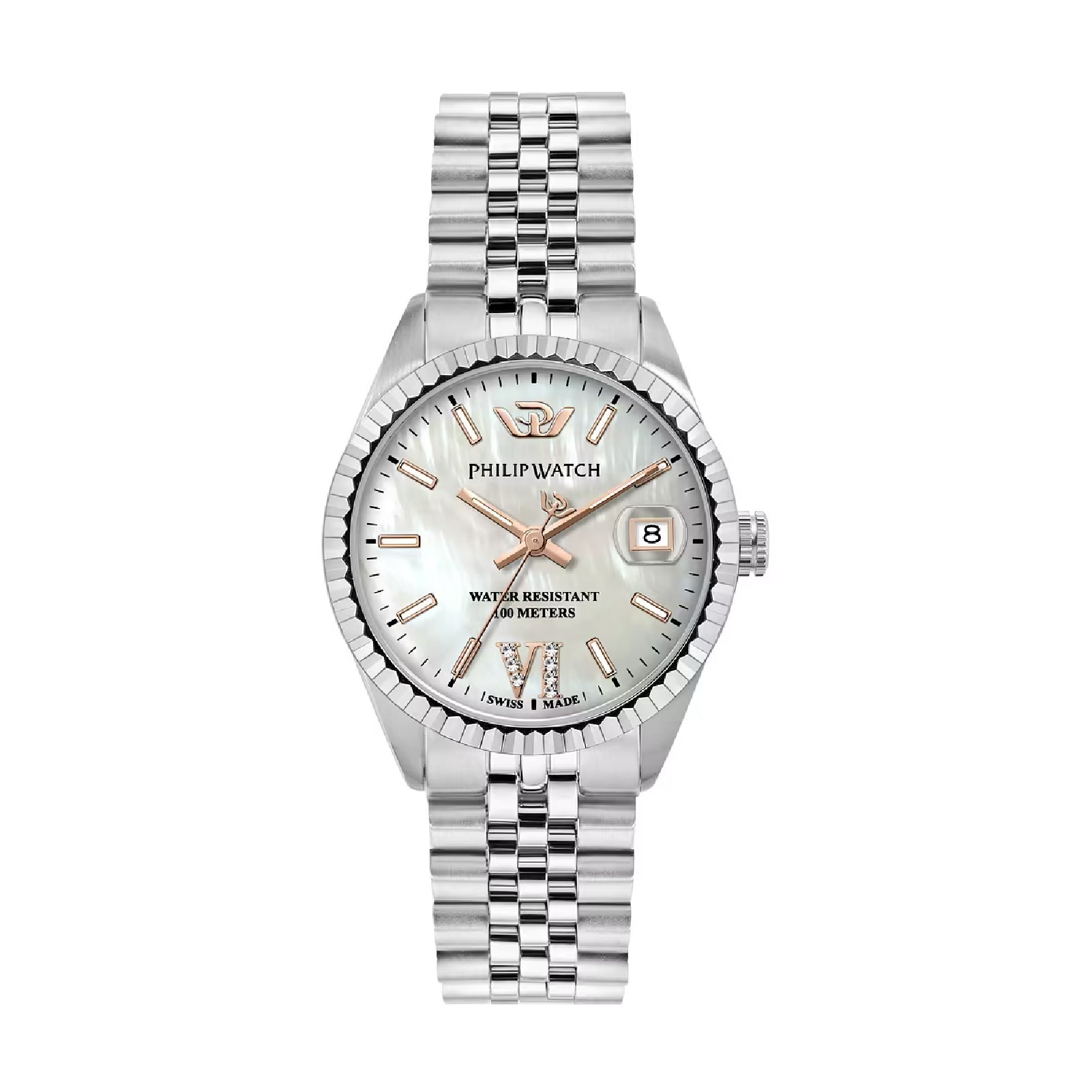 Orologio donna Philip Watch in acciaio bicolor con cristalli MISURA UNICA
