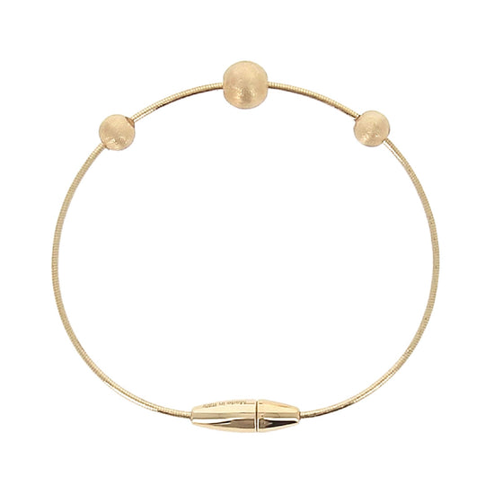 Bracciale PESAVENTO DNA Spring in argento lucido dorato 17 cm