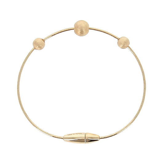 Bracciale PESAVENTO DNA Spring in argento lucido dorato 17 cm