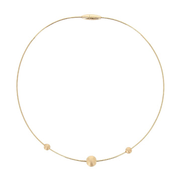 Collana PESAVENTO DNA Spring in argento lucido dorato MISURA UNICA