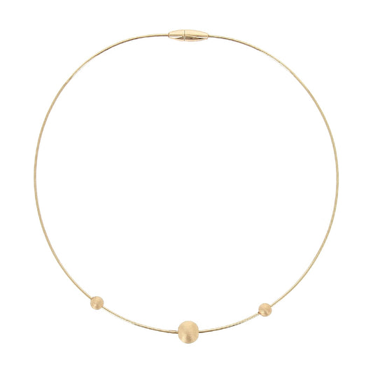 Collana PESAVENTO DNA Spring in argento lucido dorato MISURA UNICA