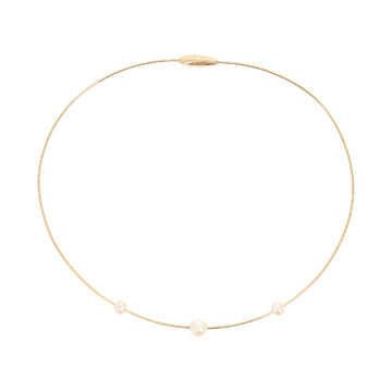 Collana Pesavento in argento dorato con perle da donna MISURA UNICA