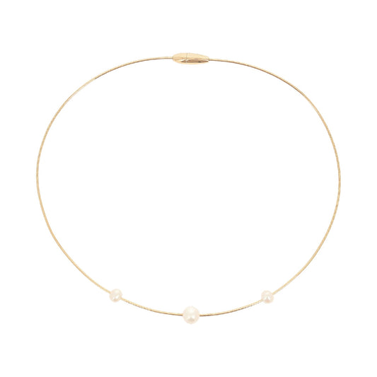 Collana Pesavento in argento dorato con perle da donna MISURA UNICA