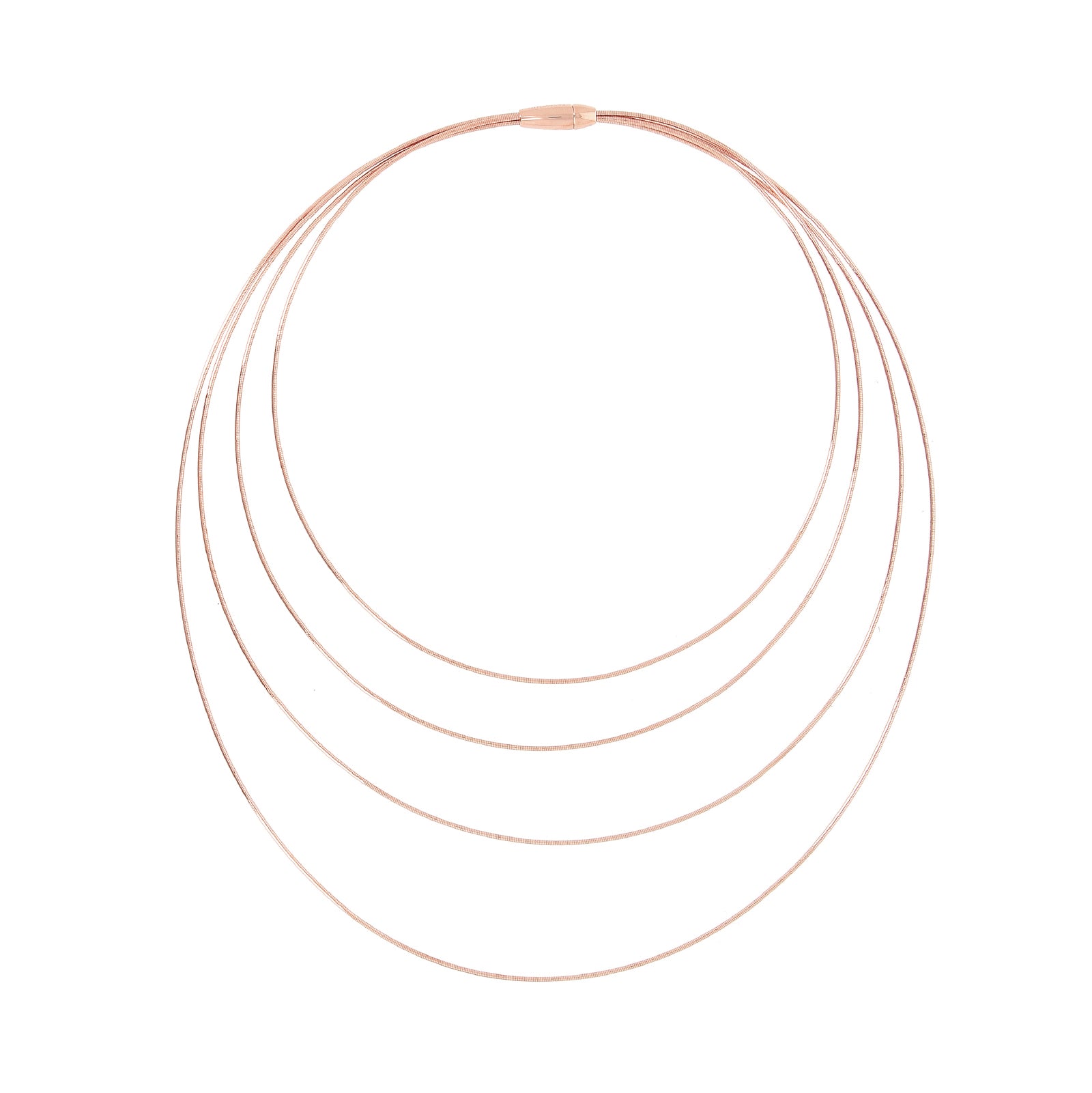 Collana da donna Pesavento DNA in argento rosé lucido MISURA UNICA