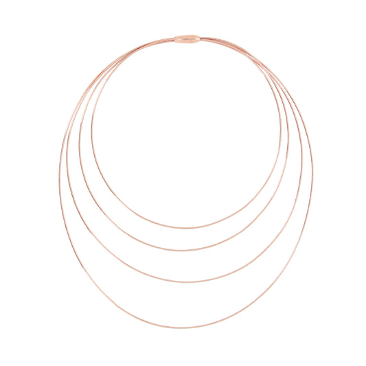 Collana da donna Pesavento DNA in argento rosé lucido MISURA UNICA