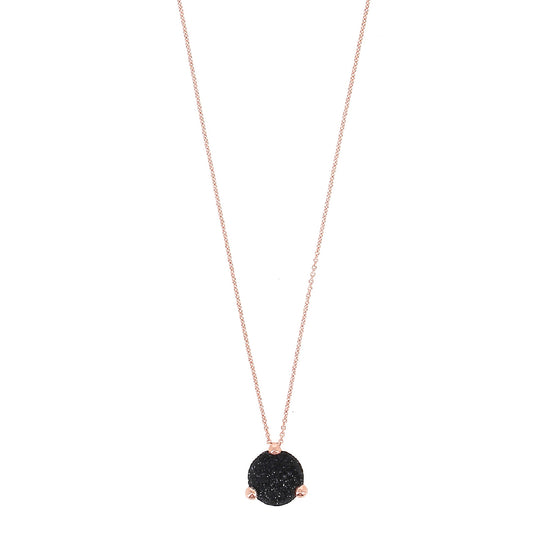 Collana Pesavento Polvere Sogni argento rosé e polvere nera MISURA UNICA
