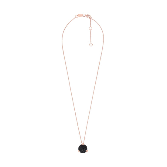 Collana Pesavento Polvere Sogni argento rosé e polvere nera MISURA UNICA