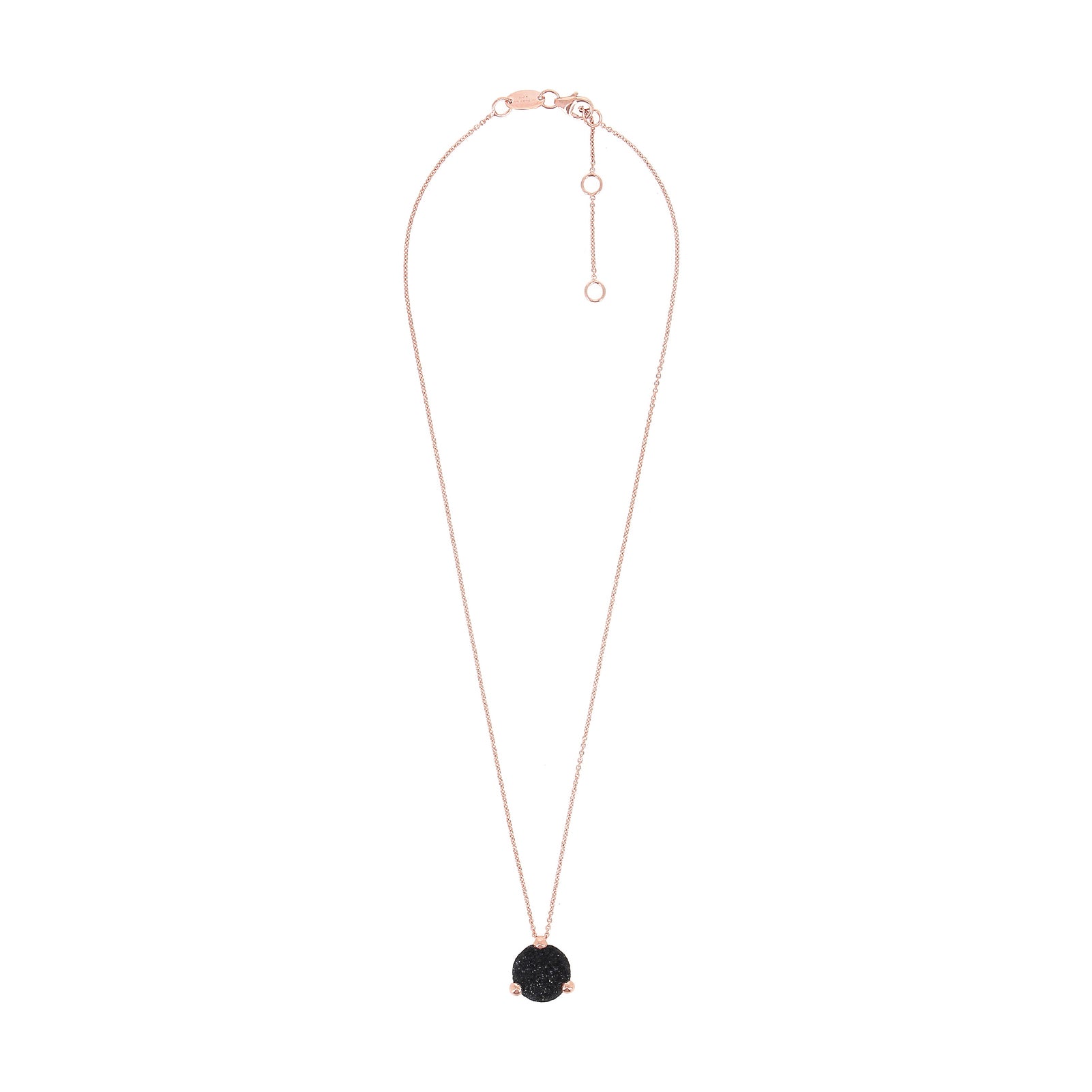 Collana Pesavento Polvere Sogni argento rosé e polvere nera MISURA UNICA