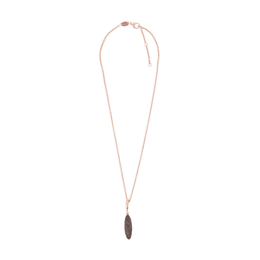 Collana Pesavento Sogni in argento rosé con polvere bronzo MISURA UNICA
