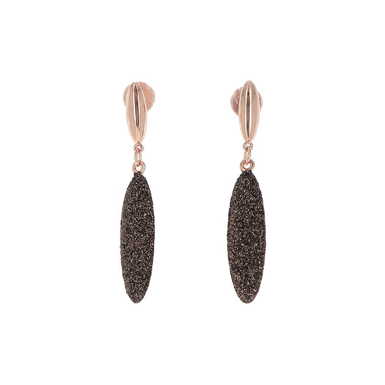 Orecchini donna Pesavento Sogni in argento rosé polvere bronzo MISURA UNICA