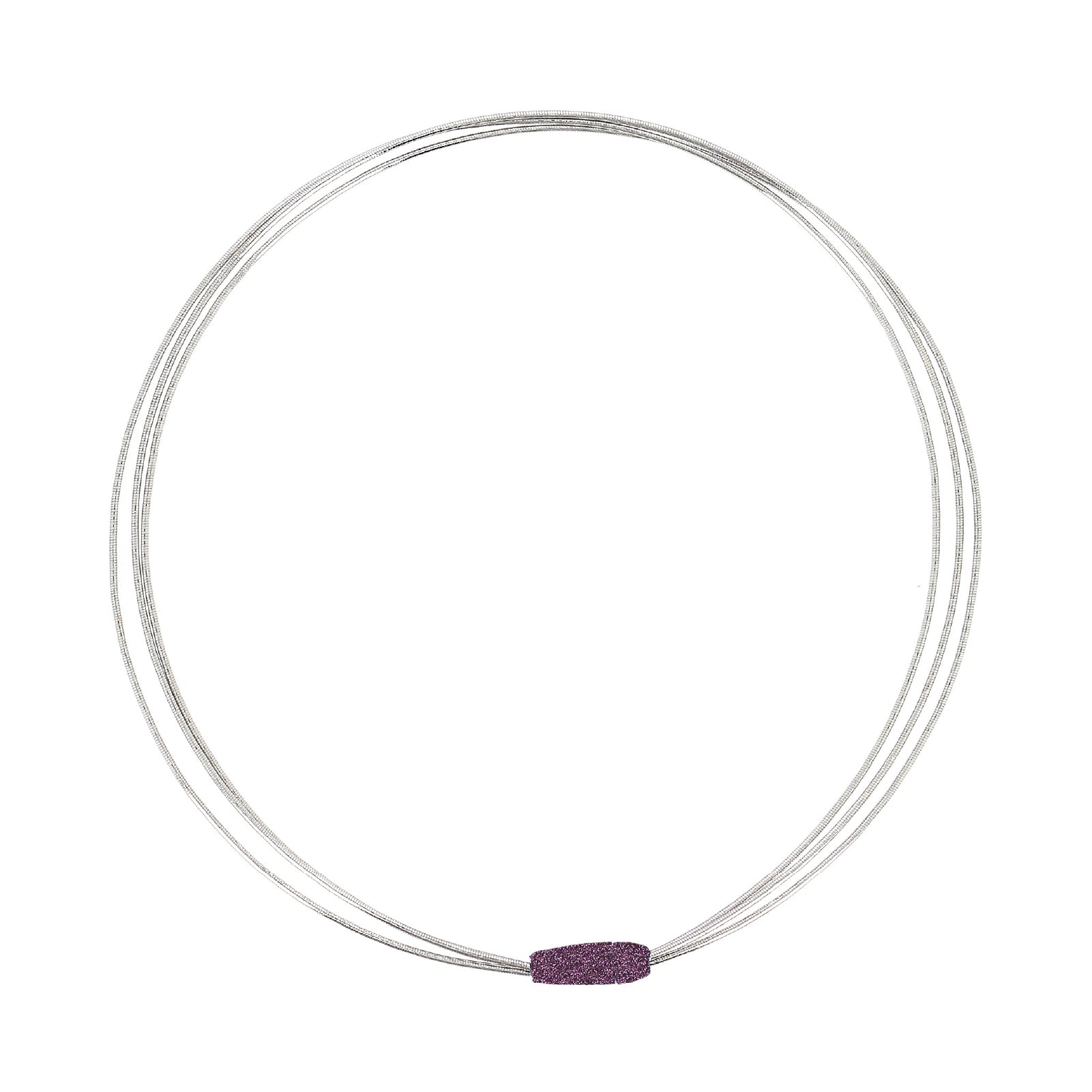 Collana Pesavento Polvere di sogni colours in argento rodiato MISURA UNICA