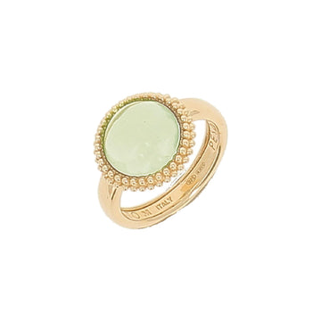 Anello Pesavento Pixel in argento dorato con cabochon donna