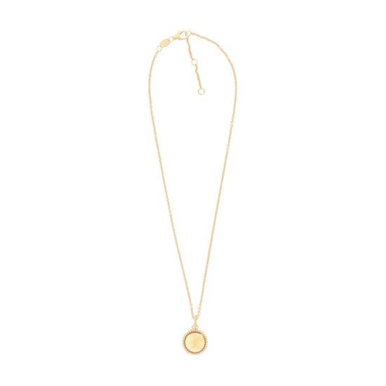 Collana Pesavento Pixel in argento dorato con citrino giallo MISURA UNICA