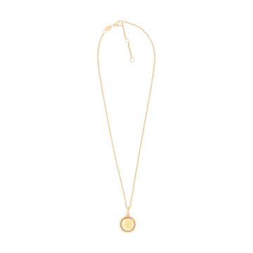 Collana Pesavento Pixel in argento dorato con citrino giallo MISURA UNICA