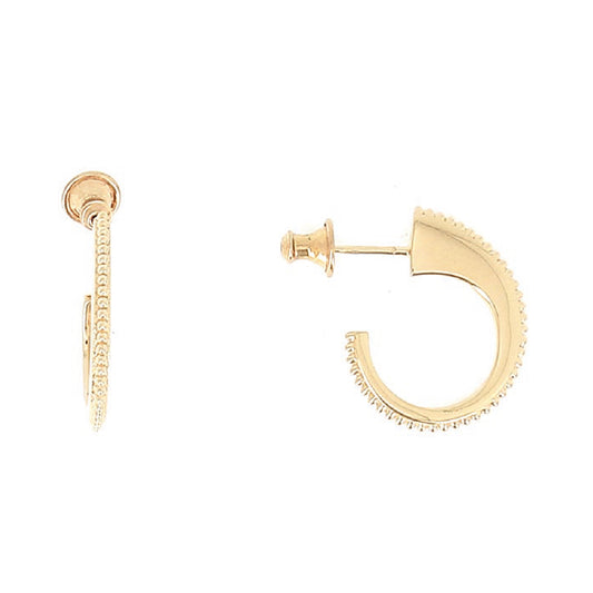 Orecchini cerchio da donna Pesavento Pixel argento oro MISURA UNICA