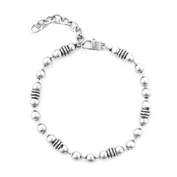 Bracciale da uomo Paciotti 4US acciaio con sfere e decori