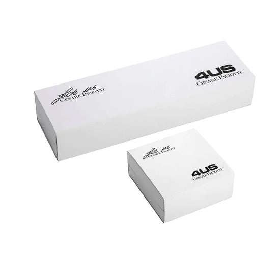 Bracciale Paciotti 4US acciaio targa con maglia intrecciata 21 cm