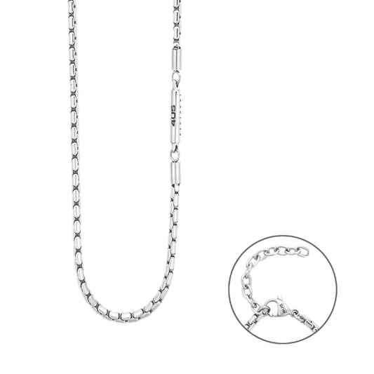 Collana girocollo Paciotti 4US acciaio lucido con catena MISURA UNICA