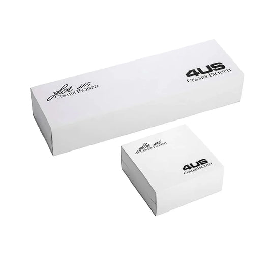 Collana Paciotti 4US acciaio pvd oro con crocifisso MISURA UNICA