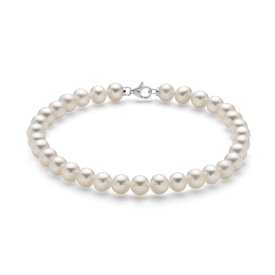 Bracciale donna Miluna Perle Con Chiusura con perle 8/8,5 e oro bianco PBR1680V-1