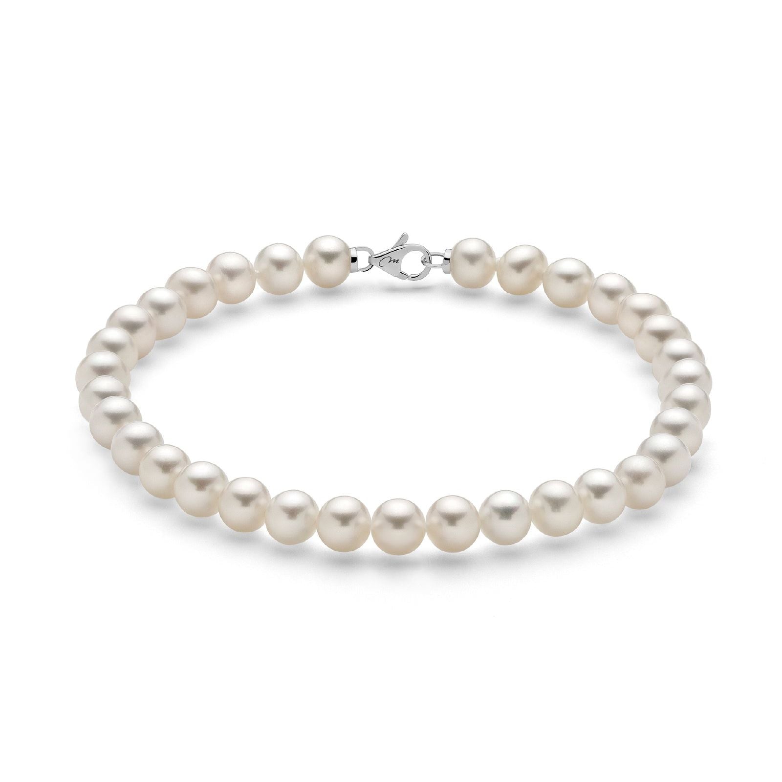 Bracciale donna Miluna Perle Con Chiusura con perle 8/8,5 e oro bianco PBR1680V-1