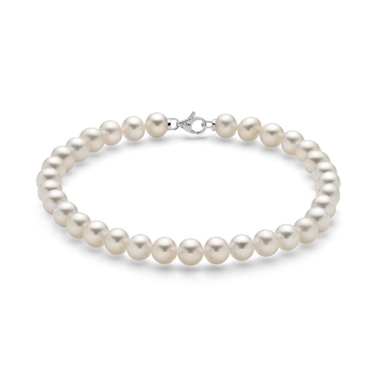 Bracciale donna Miluna Perle Con Chiusura con perle 8/8,5 e oro bianco PBR1680V-1