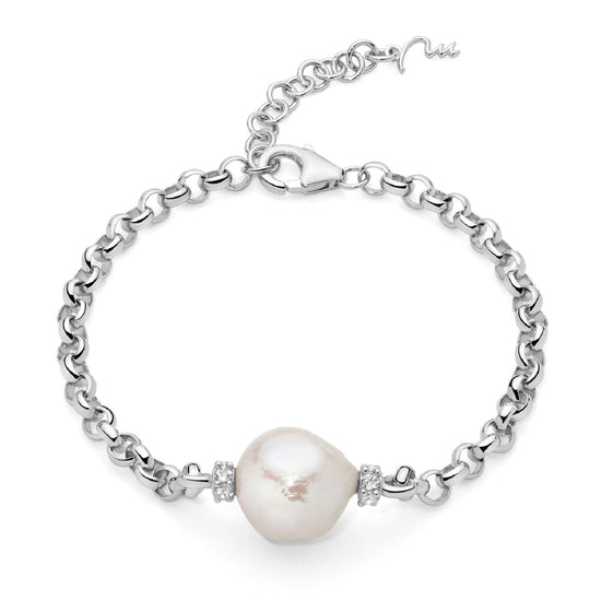Orphelia - Bracciale da donna Riviere ottagonale 19 cm in argento Orphelia - Bracciale da donna Riviere ottagonale 19 cm in argento