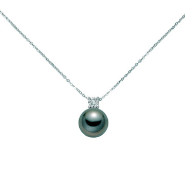 Collana donna Nimei Parure oro bianco perla 10/11mm diamanti 0,03ct e 0,032ct PCL5251T-1
