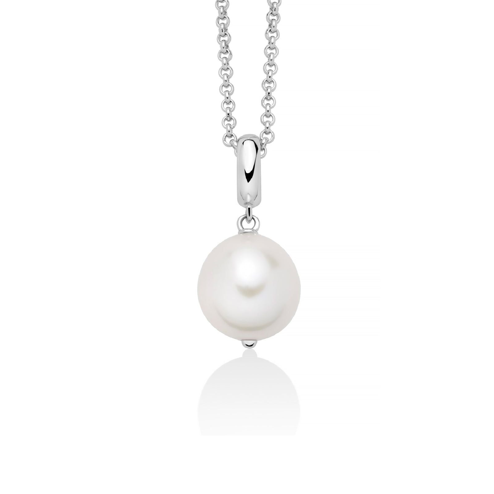 Collana donna Miluna Giochi di Perle in argento con perla barocca 12/15 PCL6540B-1