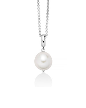 Collana con pendente da donna Miluna Giochi di Perle in argento 925 con perla barocca 12/14 PCL6540B