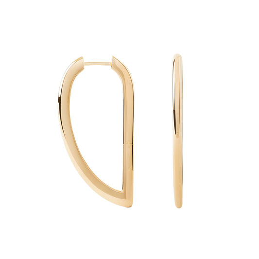 Orecchini pendenti Vento PDPAOLA in argento placcato oro MISURA UNICA