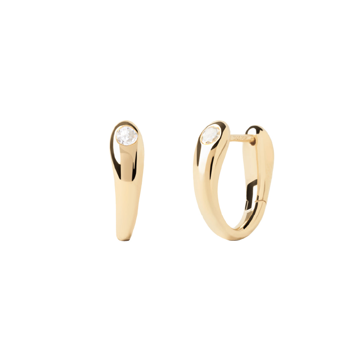 Orecchini cerchi argento PDPAOLA donna