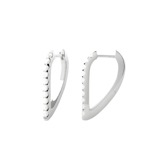 Orecchini pendenti Gloss PDPAOLA in argento con zirconi MISURA UNICA