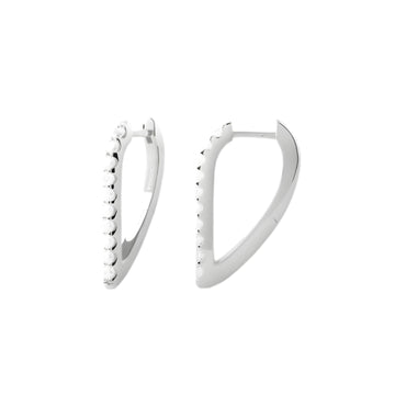 Orecchini pendenti Gloss PDPAOLA in argento con zirconi MISURA UNICA