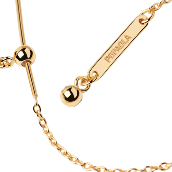 Collana catena PDPAOLA Charms in argento placcatura oro 18kt MISURA UNICA