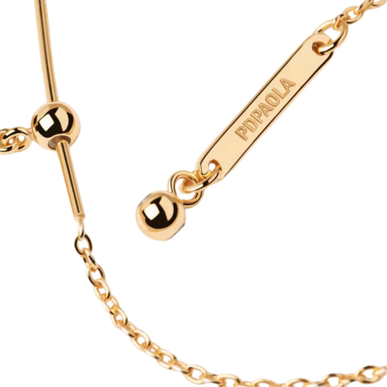 Collana catena PDPAOLA Charms in argento placcatura oro 18kt MISURA UNICA