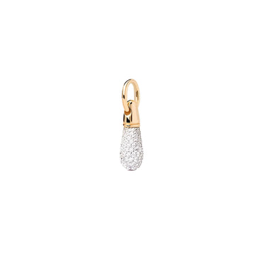 Ciondolo PDPAOLA Drop argento placcatura oro con piccola goccia MISURA UNICA
