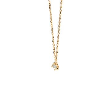 Collana PDPAOLA in argento 925 dorato con zircone grigio PD.CO01963U