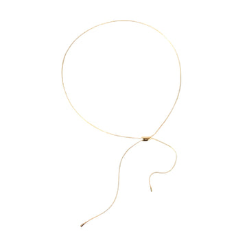Collana PDPAOLA Rodeo argento placcatura oro 18kt e goccia MISURA UNICA