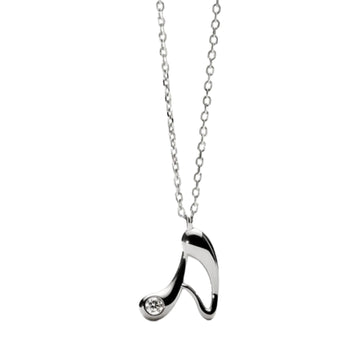 Collana girocollo PDPAOLA in argento e zircone lettera A MISURA UNICA