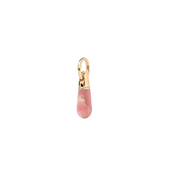 Ciondolo PDPAOLA Rhodocrosite Drop pietra rosa MISURA UNICA