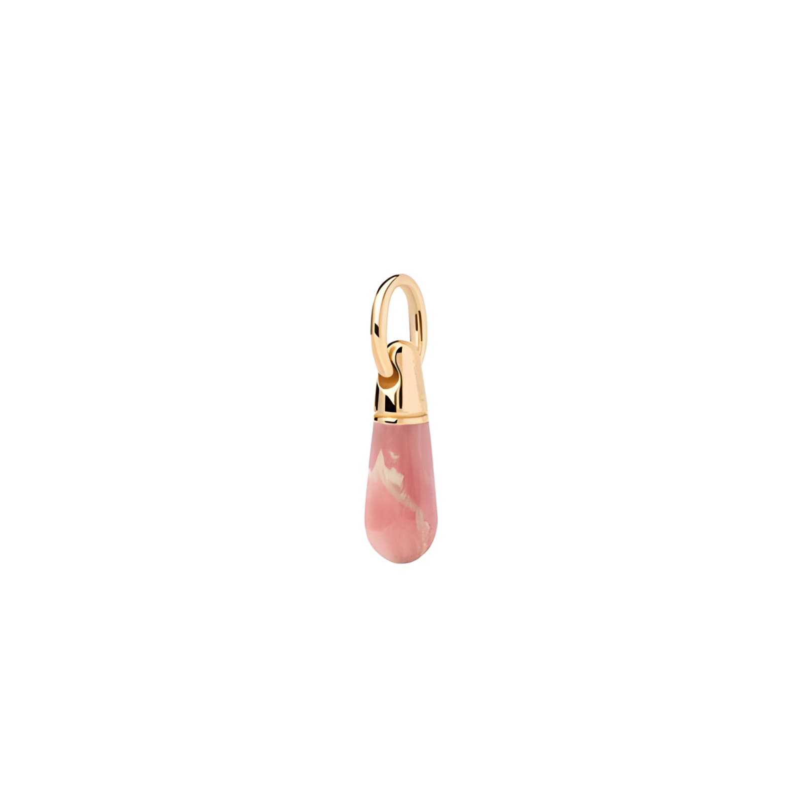 Ciondolo PDPAOLA Rhodocrosite Drop pietra rosa MISURA UNICA